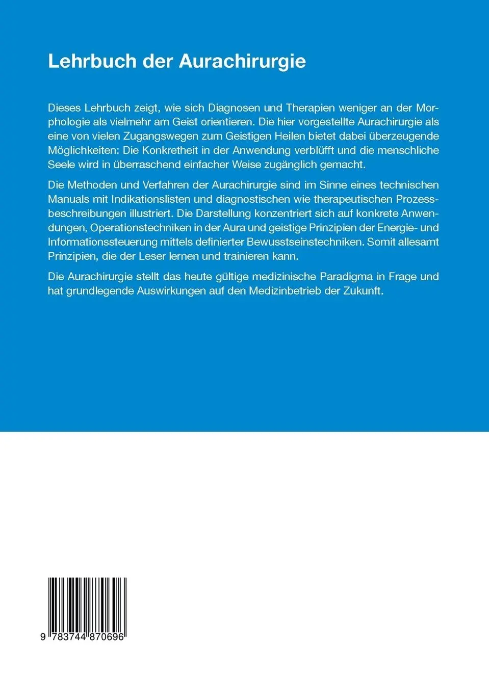Rückseite: 9783744870696 | Lehrbuch der Aurachirurgie | Medizin im 21. Jahrhundert | Künlen