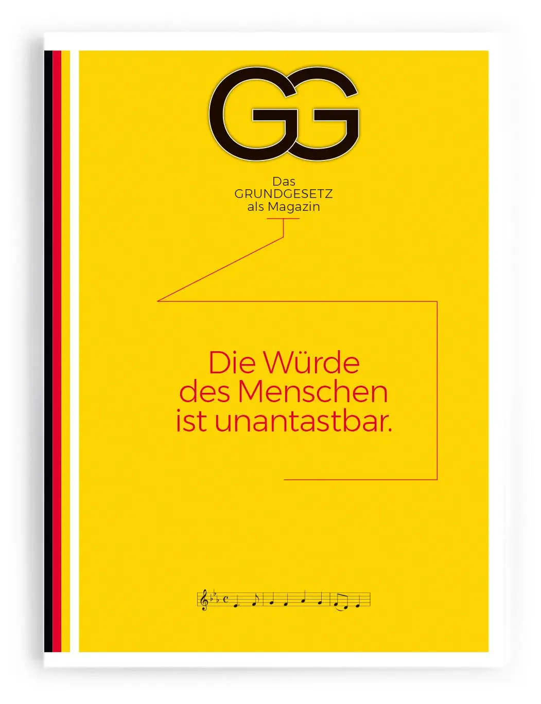Cover: 9783982230696 | Das Grundgesetz als Magazin | Die Würde des Menschen ist unantastbar