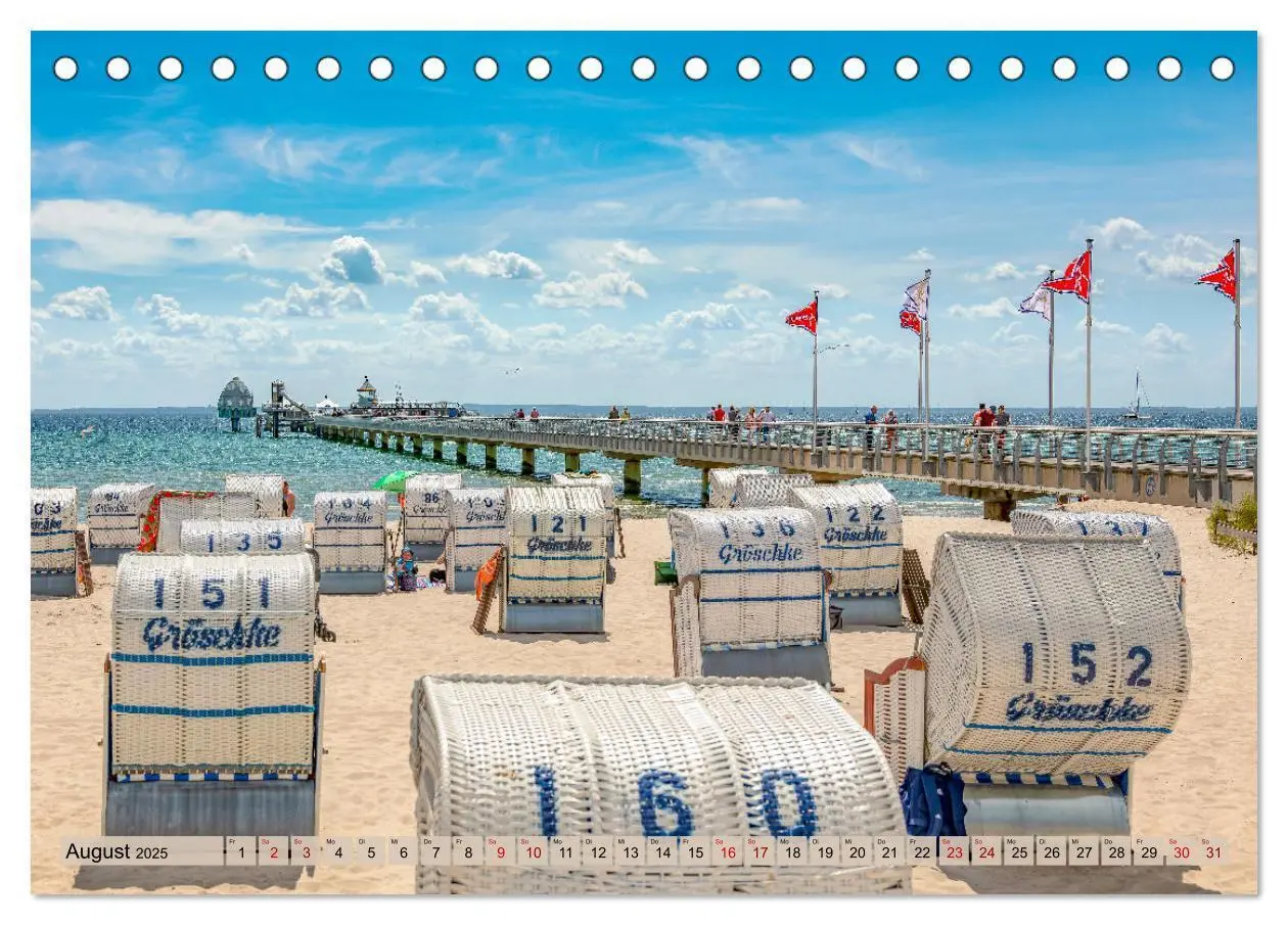 Bild: 9783383960796 | Ostseebäder an der Lübecker Bucht (Tischkalender 2025 DIN A5 quer),...