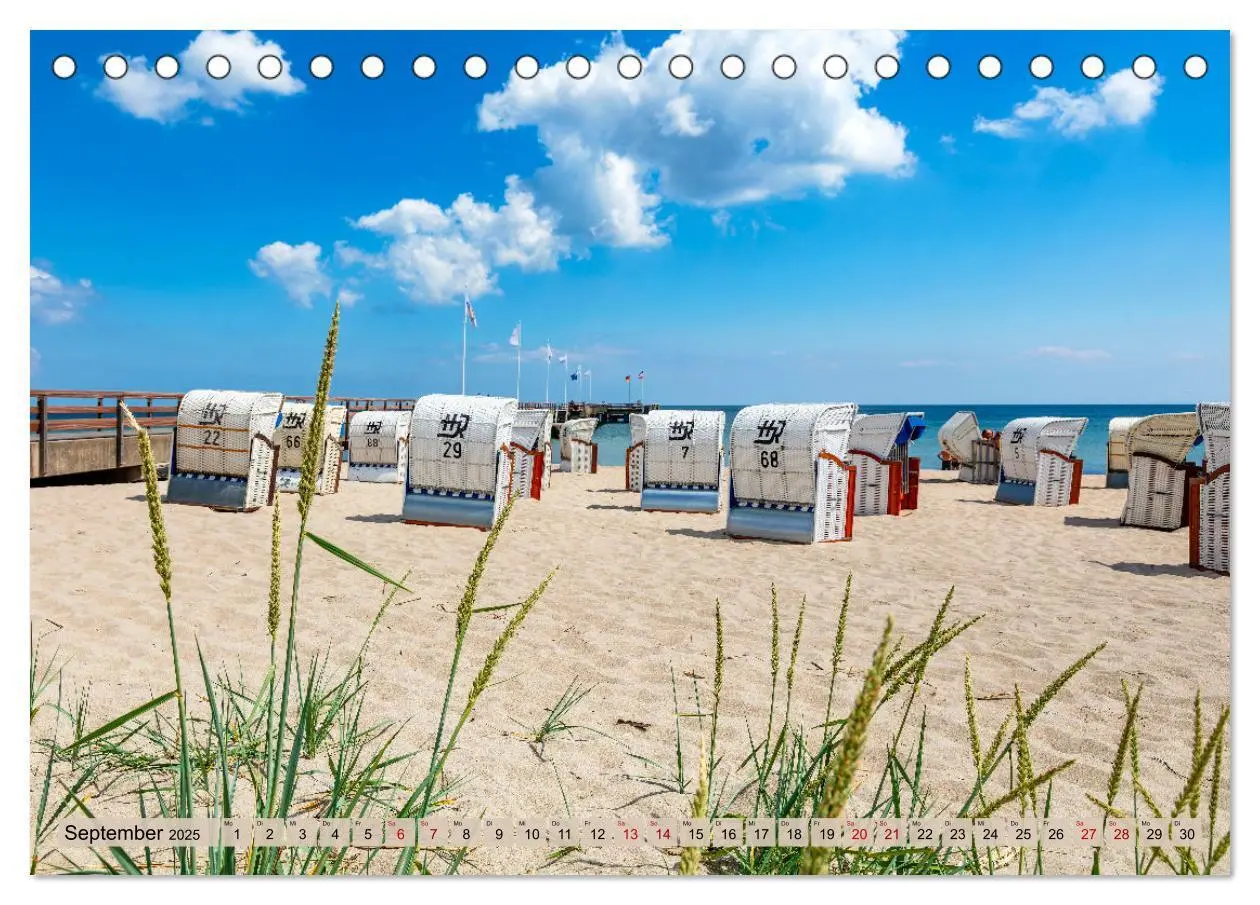 Bild: 9783383960796 | Ostseebäder an der Lübecker Bucht (Tischkalender 2025 DIN A5 quer),...