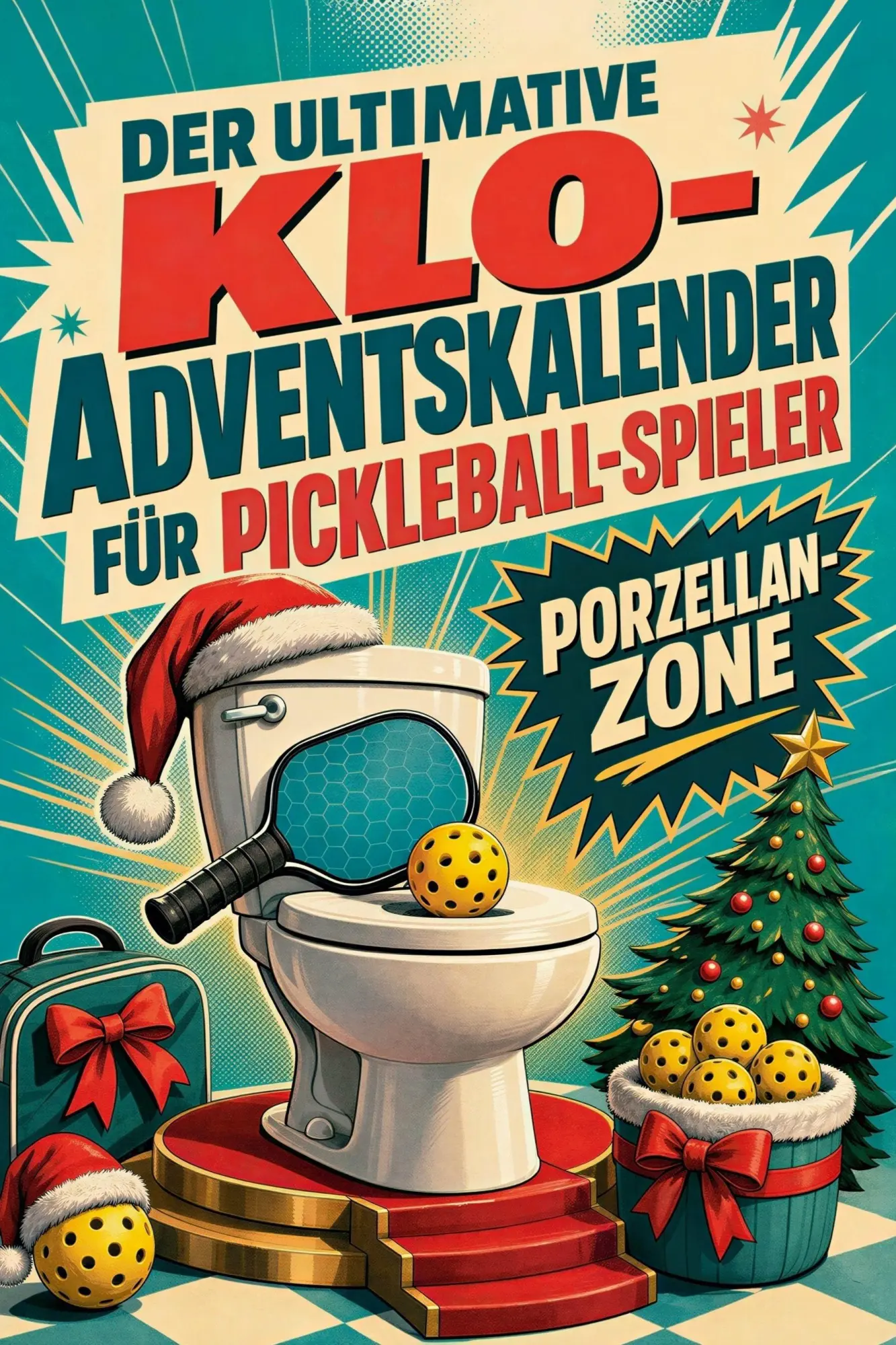 Cover: 9783696110796 | Der ultimative Klo-Adventskalender für Pickleball-Spieler | Friedrich