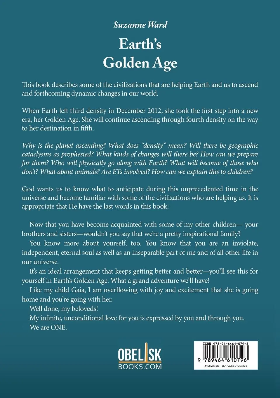 Rückseite: 9789464610796 | Earth's Golden Age | Life beyond 2012 | Suzanne Ward | Taschenbuch