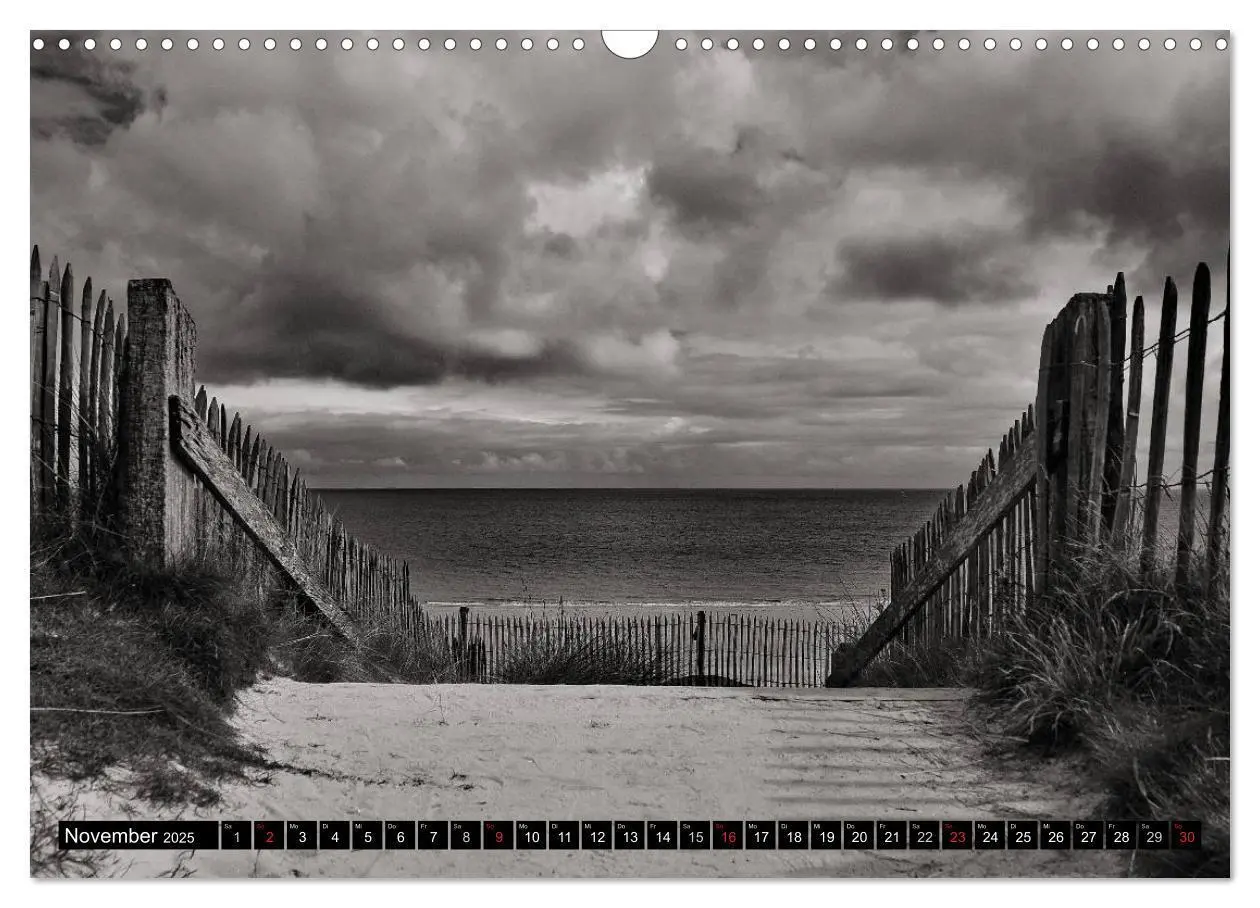 Bild: 9783435660896 | Bretagne in Schwarz und Weiß 2025 (Wandkalender 2025 DIN A3 quer),...
