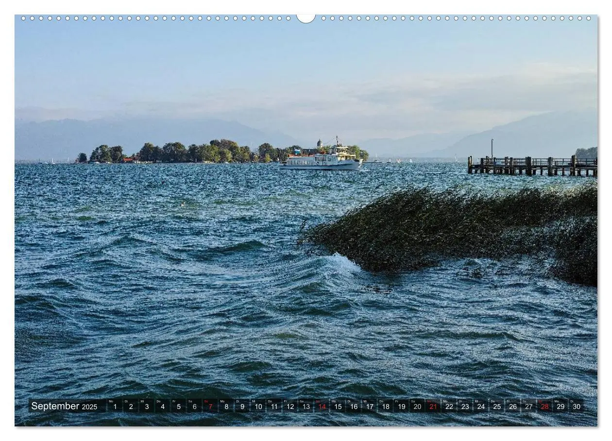 Bild: 9783435730896 | Stille Tage am Chiemsee (Wandkalender 2025 DIN A2 quer), CALVENDO...