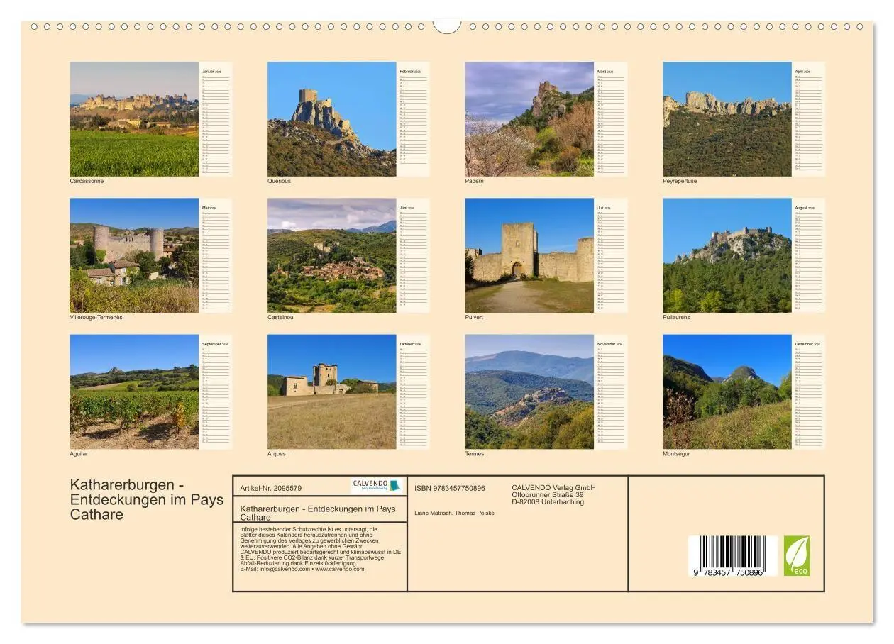 Bild: 9783457750896 | Katharerburgen - Entdeckungen im Pays Cathare (hochwertiger Premium...