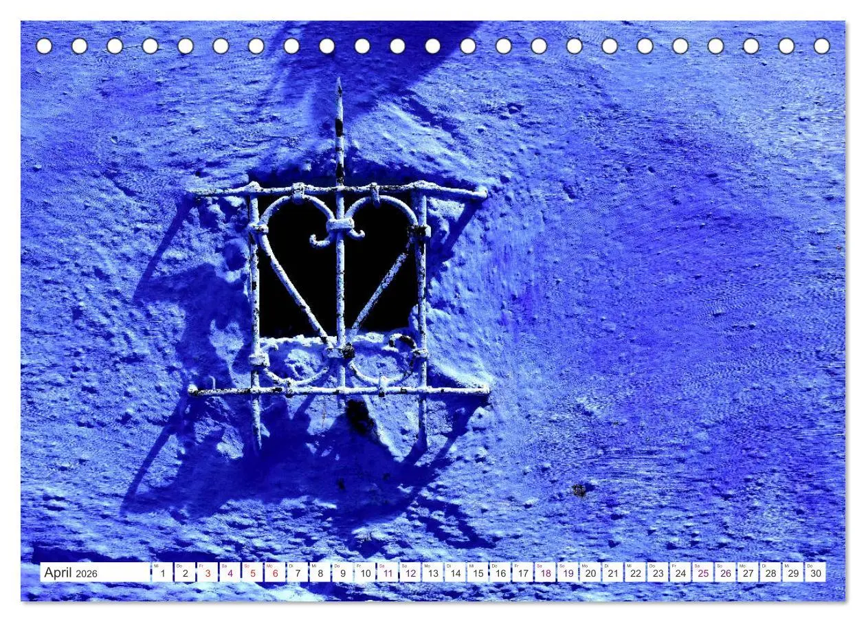 Bild: 9783457820896 | Chefchaouen - Blue Details (Tischkalender 2026 DIN A5 quer),...