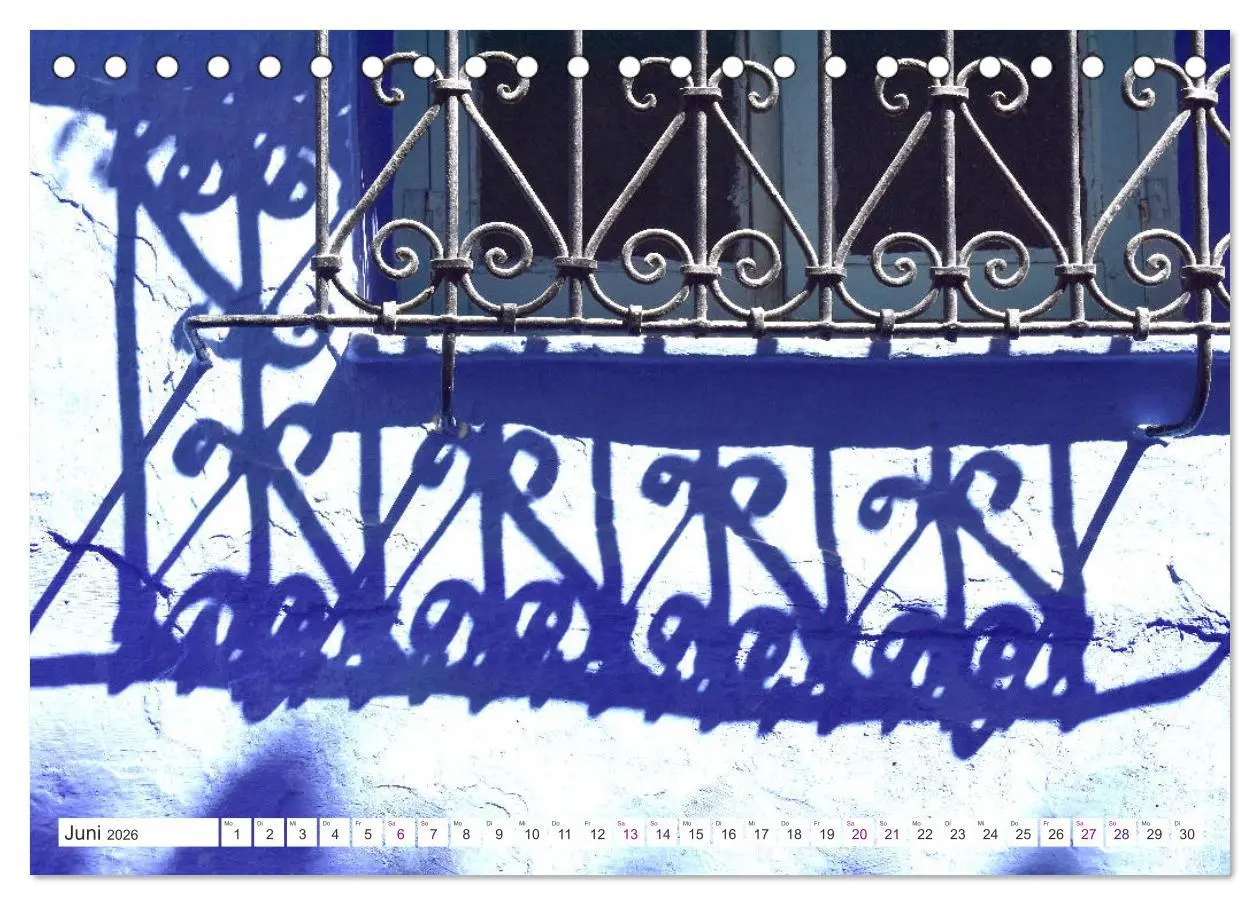 Bild: 9783457820896 | Chefchaouen - Blue Details (Tischkalender 2026 DIN A5 quer),...