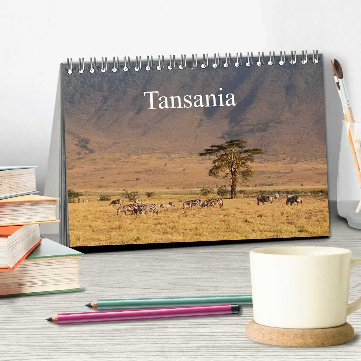 Bild: 9783516150896 | Tansania (Tischkalender 2026 DIN A5 quer), CALVENDO Monatskalender