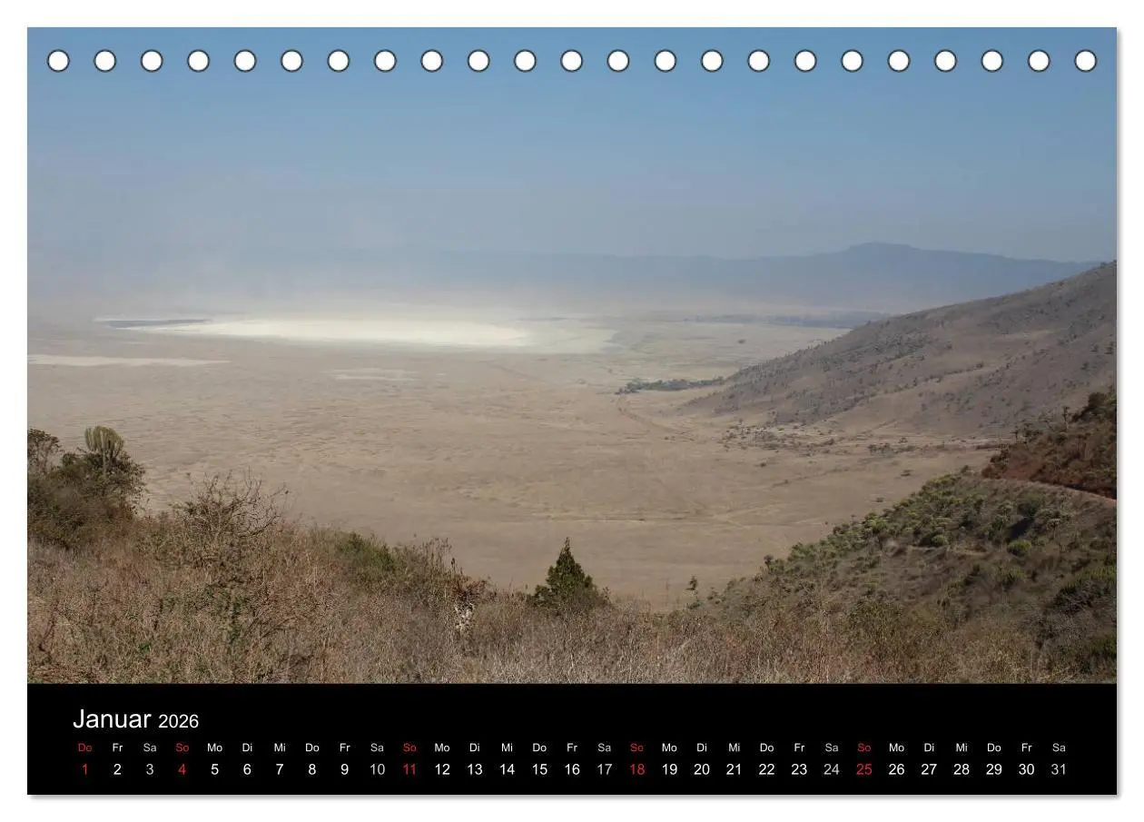 Bild: 9783516150896 | Tansania (Tischkalender 2026 DIN A5 quer), CALVENDO Monatskalender