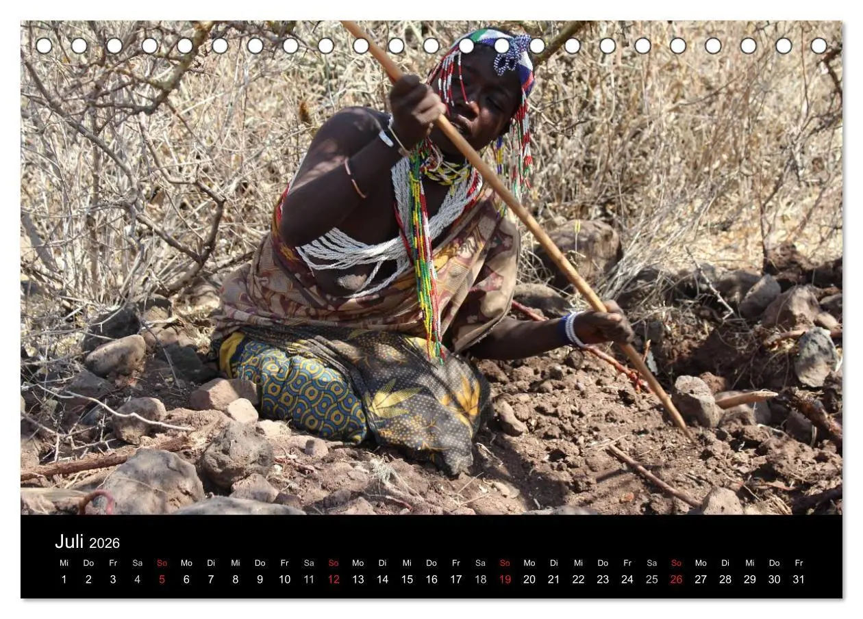 Bild: 9783516150896 | Tansania (Tischkalender 2026 DIN A5 quer), CALVENDO Monatskalender