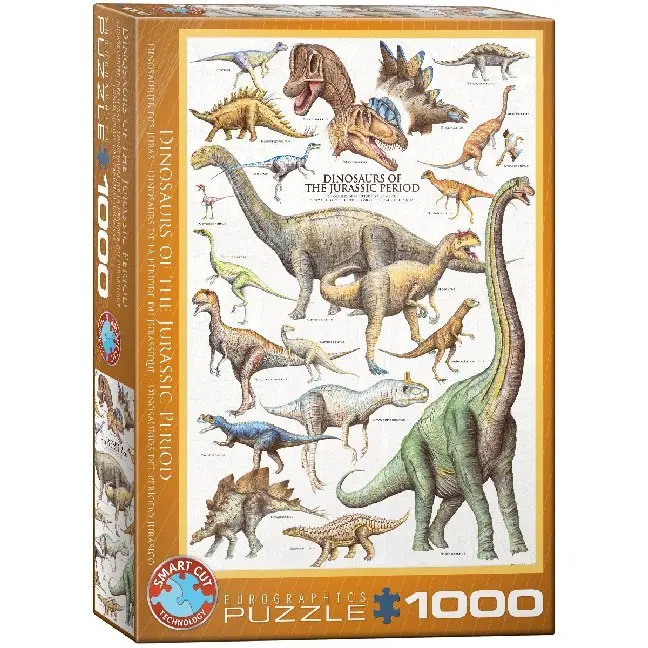 Cover: 628136600996 | Dinosaurier des Jura (Puzzle) | Spiel | In Spielebox | 6000-0099