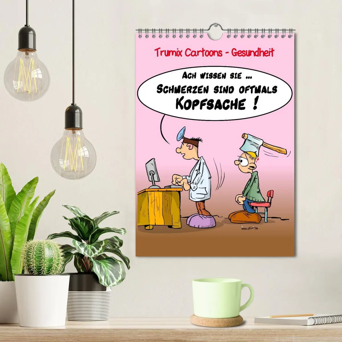 Bild: 9783516450996 | Trumix Cartoons - Gesundheit (Wandkalender 2026 DIN A4 hoch),...