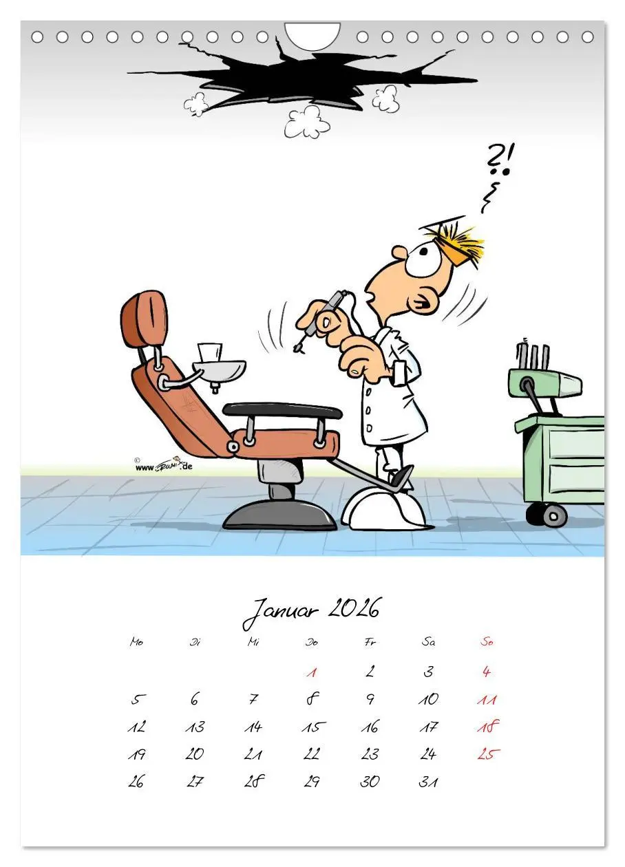 Bild: 9783516450996 | Trumix Cartoons - Gesundheit (Wandkalender 2026 DIN A4 hoch),...