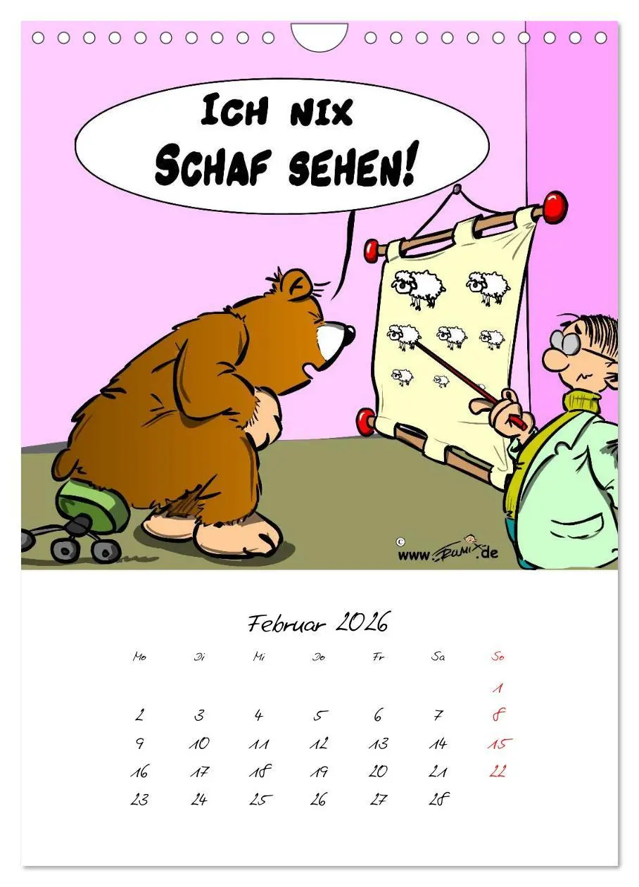 Bild: 9783516450996 | Trumix Cartoons - Gesundheit (Wandkalender 2026 DIN A4 hoch),...