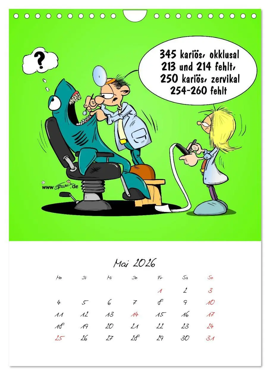 Bild: 9783516450996 | Trumix Cartoons - Gesundheit (Wandkalender 2026 DIN A4 hoch),...