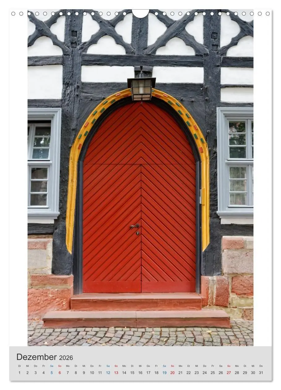Bild: 9783516690996 | Bad Hersfelder Türen (Wandkalender 2026 DIN A3 hoch), CALVENDO...