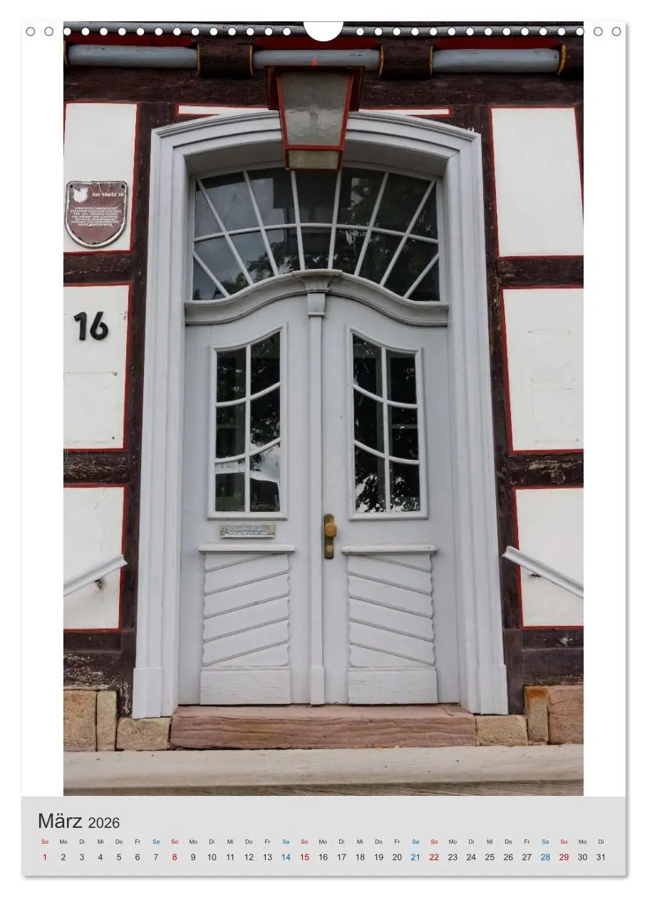 Bild: 9783516690996 | Bad Hersfelder Türen (Wandkalender 2026 DIN A3 hoch), CALVENDO...