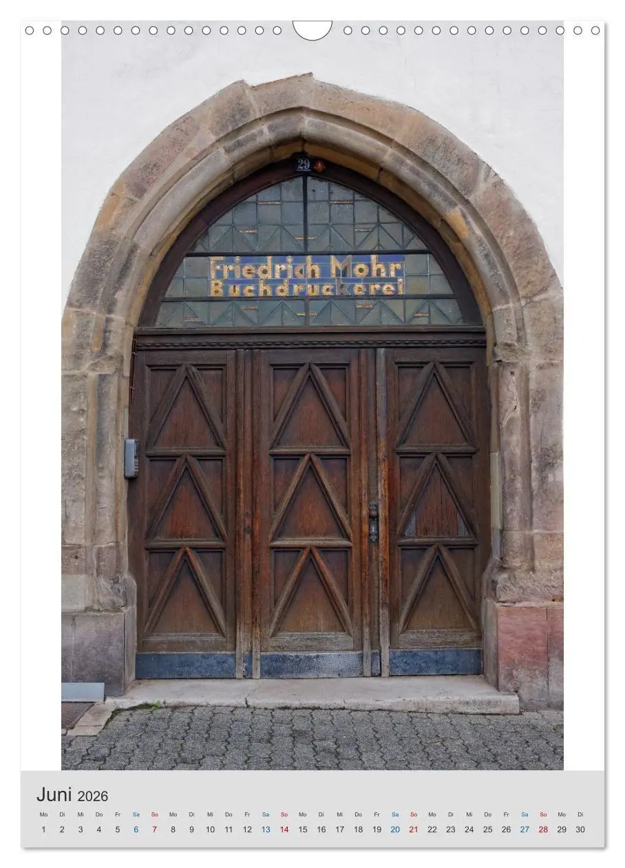 Bild: 9783516690996 | Bad Hersfelder Türen (Wandkalender 2026 DIN A3 hoch), CALVENDO...