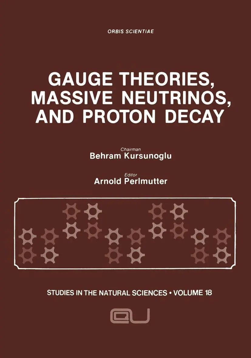Cover: 9781468411096 | Gauge Theories, Massive Neutrinos and Proton Decay | Kursunoglu | Buch