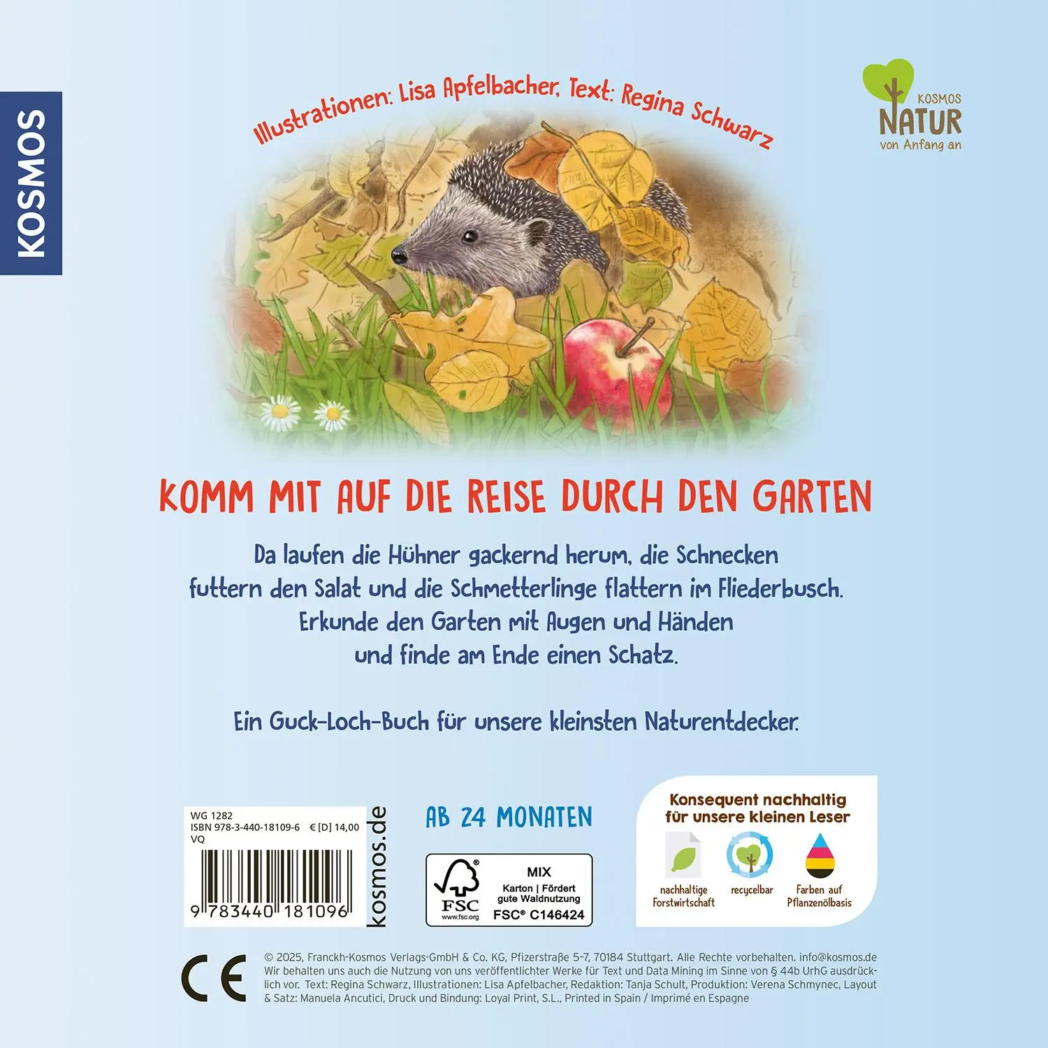 Bild: 9783440181096 | Guck mal in den Garten | Lisa Apfelbacher (u. a.) | Buch | 24 S.