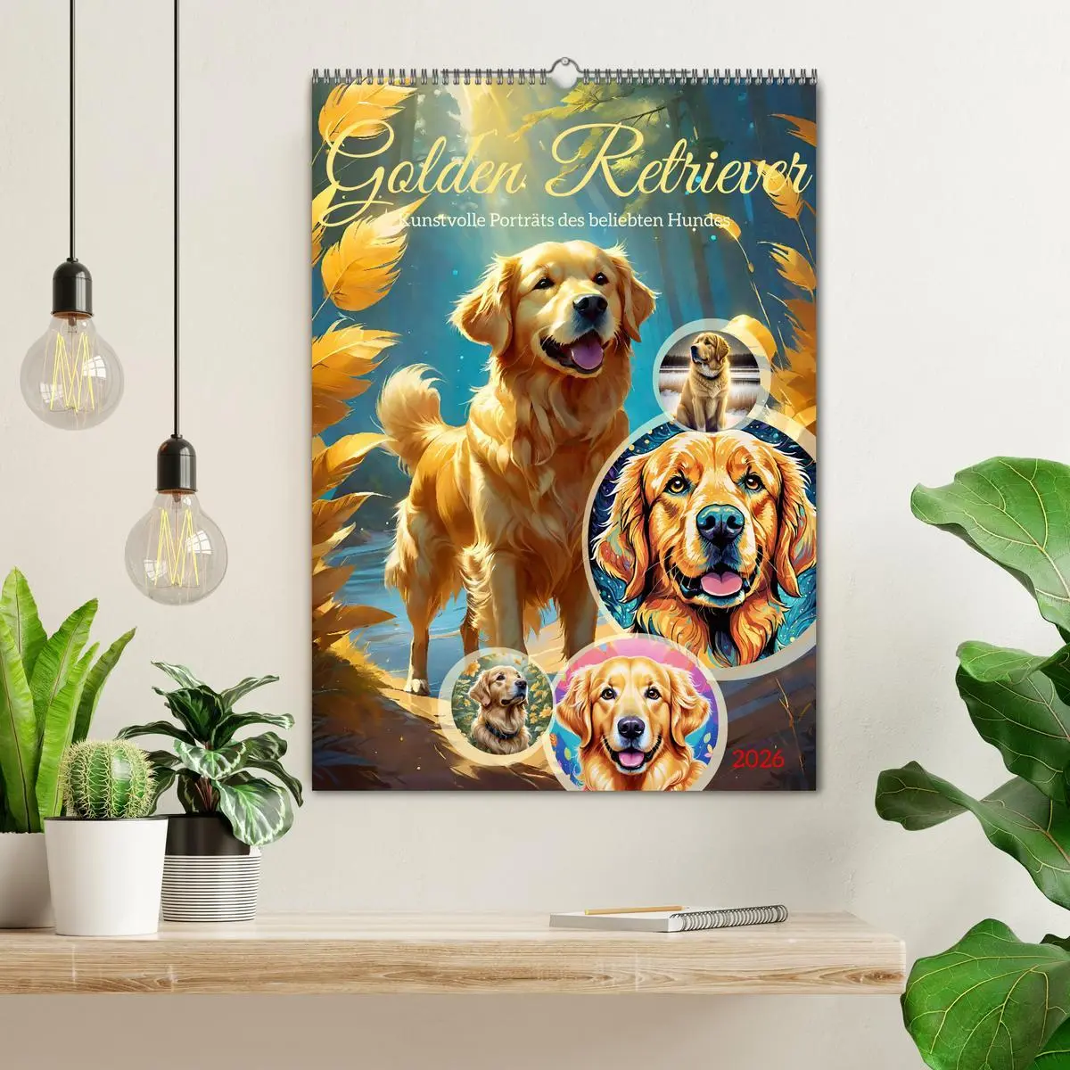 Bild: 9783516271096 | Golden Retriever. Kunstvolle Porträts des beliebten Hundes...