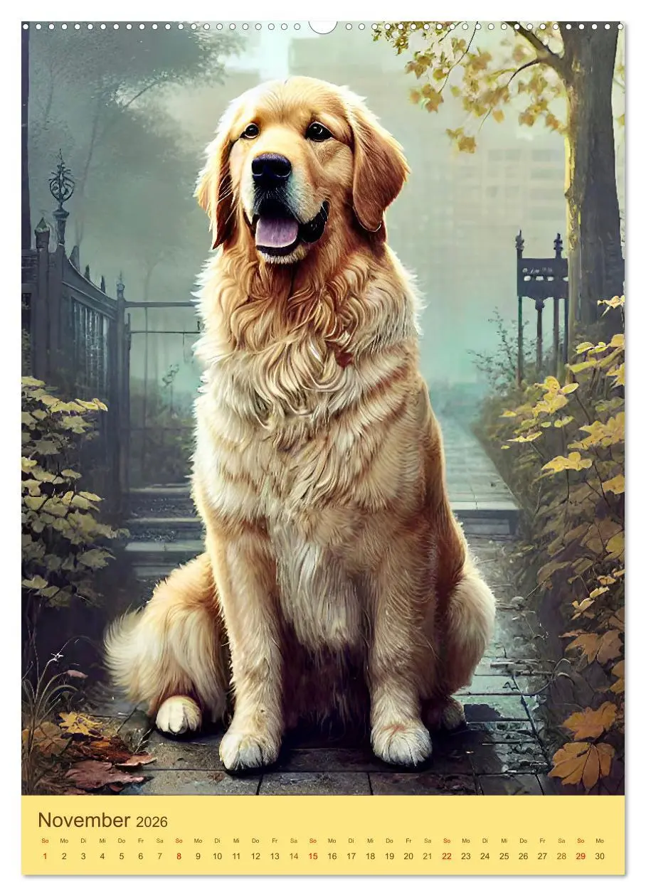 Bild: 9783516271096 | Golden Retriever. Kunstvolle Porträts des beliebten Hundes...