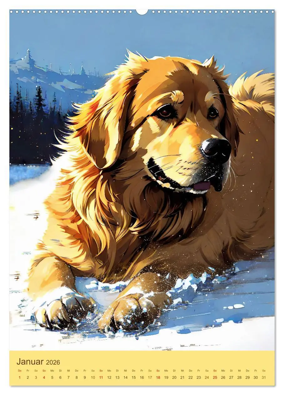 Bild: 9783516271096 | Golden Retriever. Kunstvolle Porträts des beliebten Hundes...