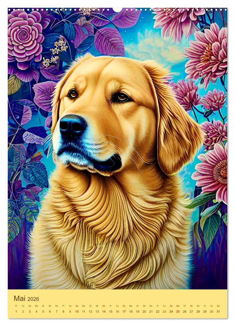 Bild: 9783516271096 | Golden Retriever. Kunstvolle Porträts des beliebten Hundes...
