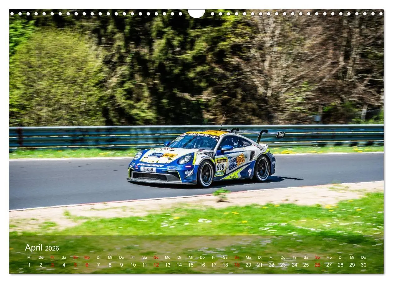 Bild: 9783516721096 | Motorsportkunst aus Weissach (Wandkalender 2026 DIN A3 quer),...