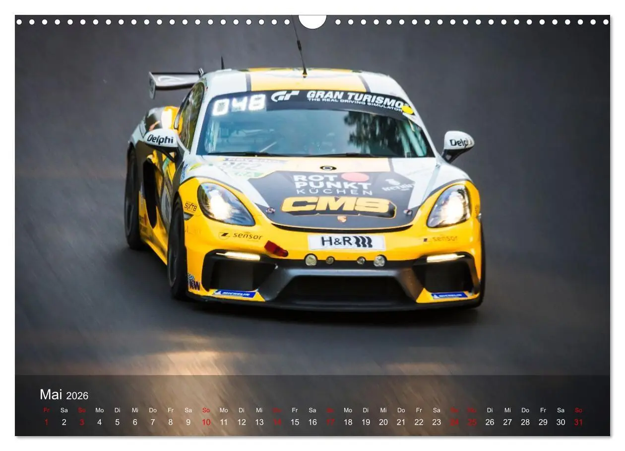 Bild: 9783516721096 | Motorsportkunst aus Weissach (Wandkalender 2026 DIN A3 quer),...