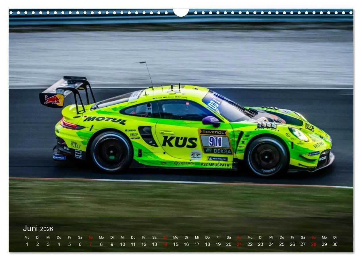 Bild: 9783516721096 | Motorsportkunst aus Weissach (Wandkalender 2026 DIN A3 quer),...