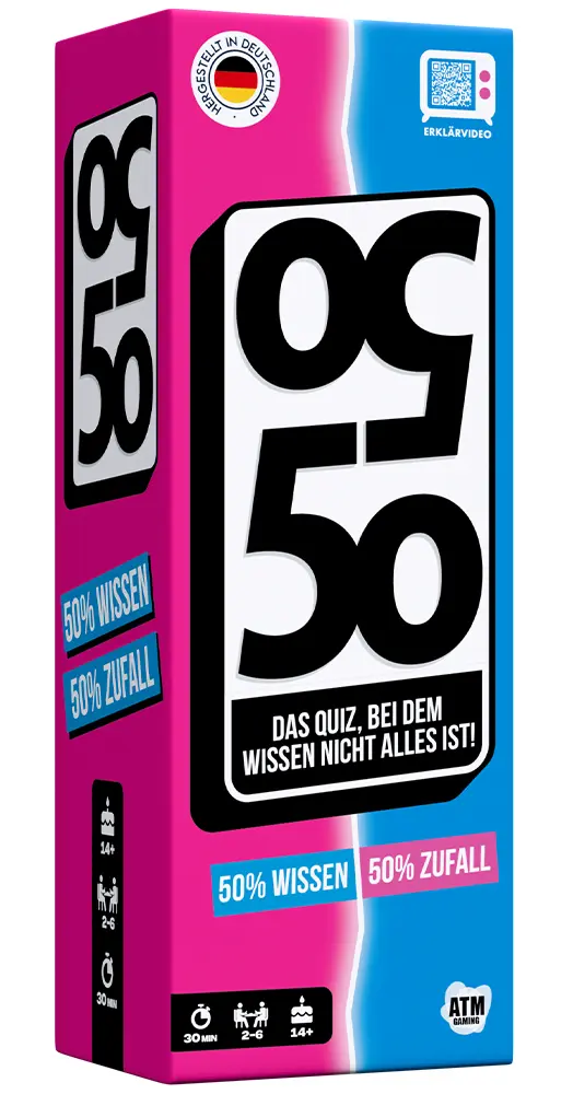 Cover: 3770037991196 | 50/50 - Das Quizspiel | Benjamin Brissy (u. a.) | Spiel | In Karton