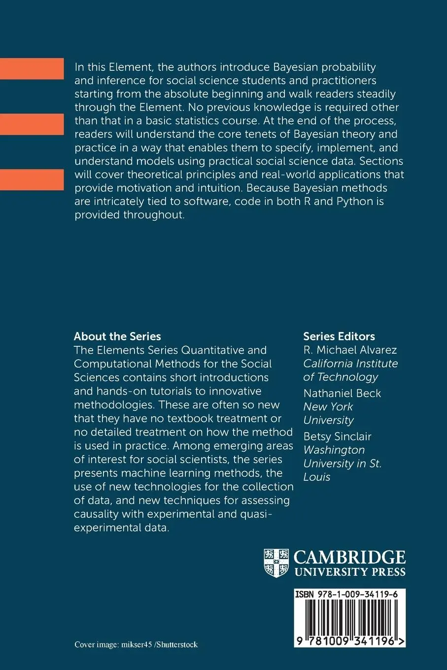 Rückseite: 9781009341196 | Bayesian Social Science Statistics | Jeff Gill (u. a.) | Taschenbuch