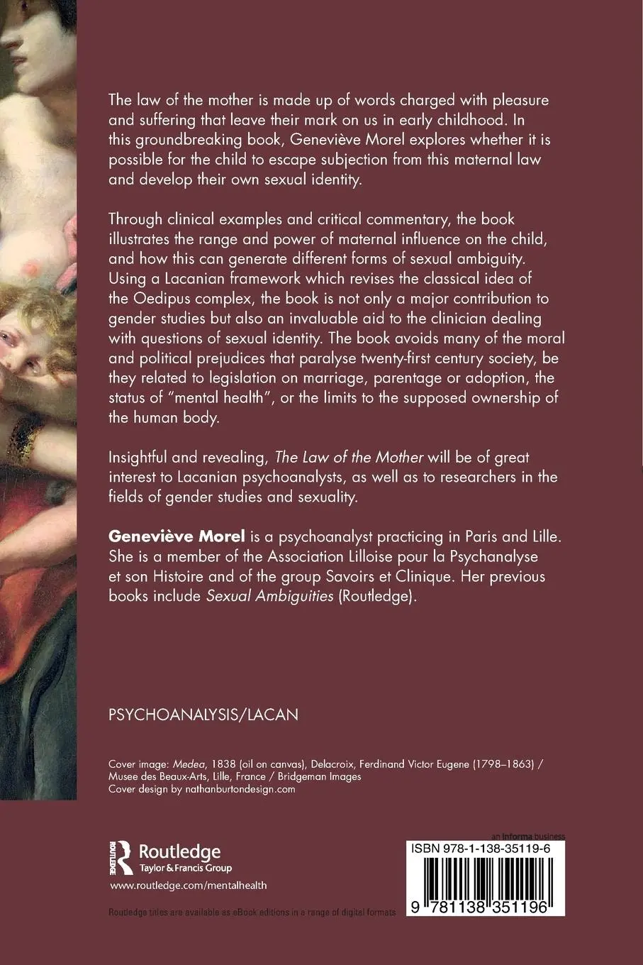 Rückseite: 9781138351196 | The Law of the Mother | An Essay on the Sexual Sinthome | Morel | Buch