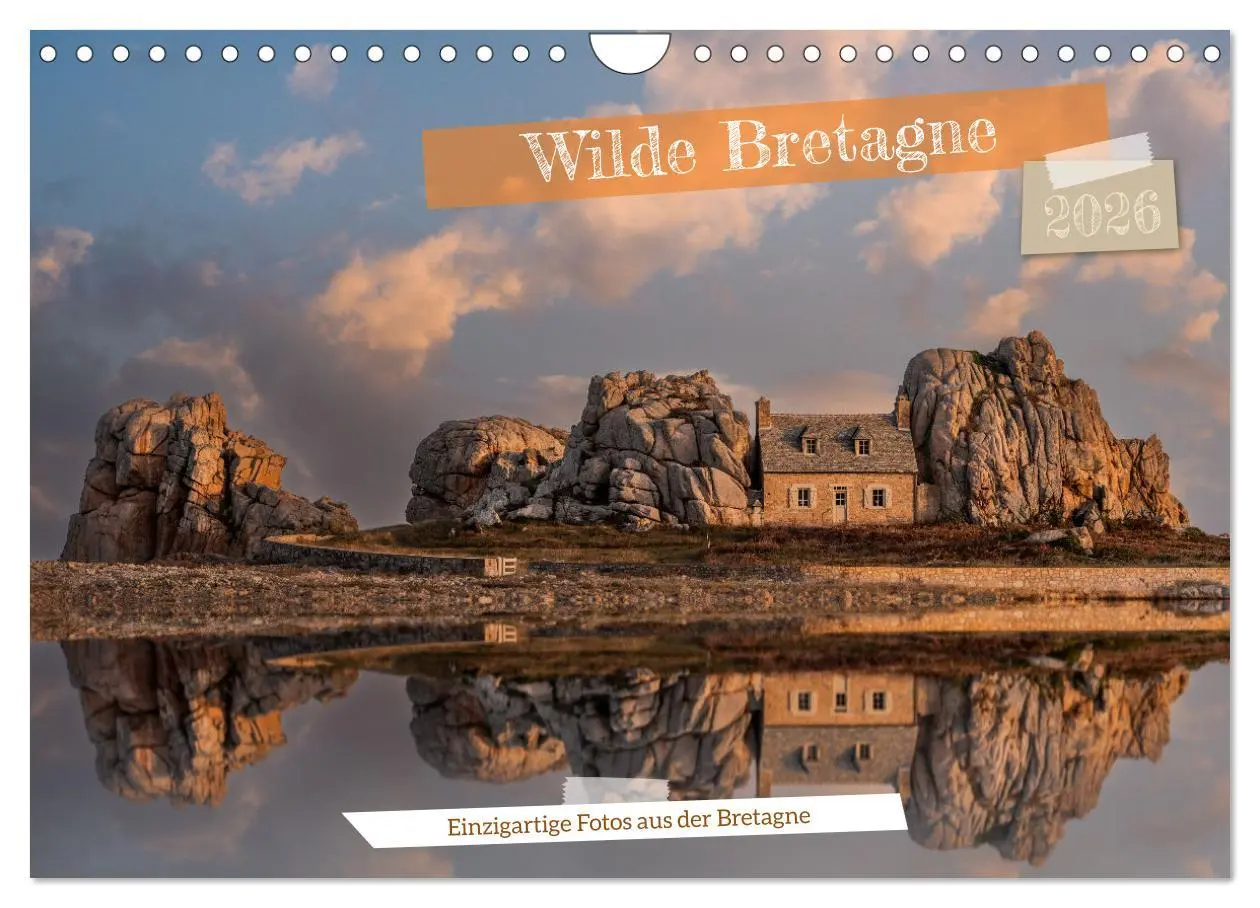 Cover: 9783457311196 | Wilde Bretagne (Wandkalender 2026 DIN A4 quer), CALVENDO...
