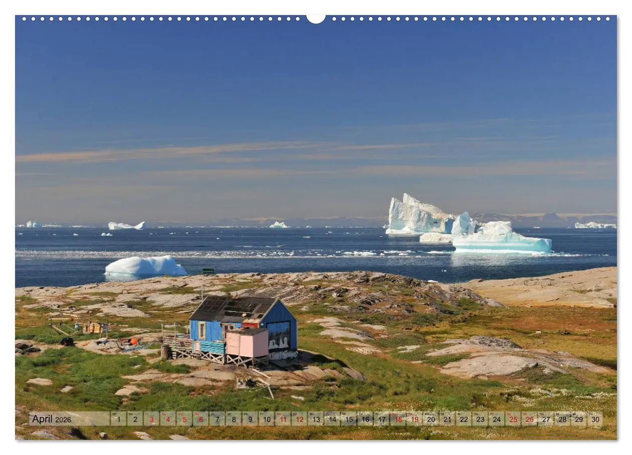 Bild: 9783457791196 | Grönland: Eisberge in der Disko Bucht (Wandkalender 2026 DIN A2...