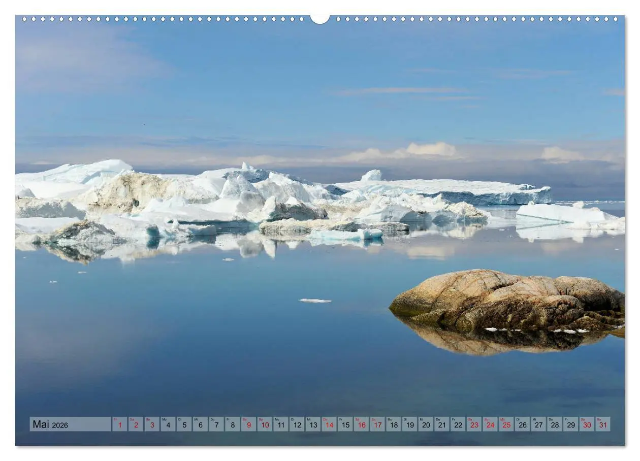 Bild: 9783457791196 | Grönland: Eisberge in der Disko Bucht (Wandkalender 2026 DIN A2...