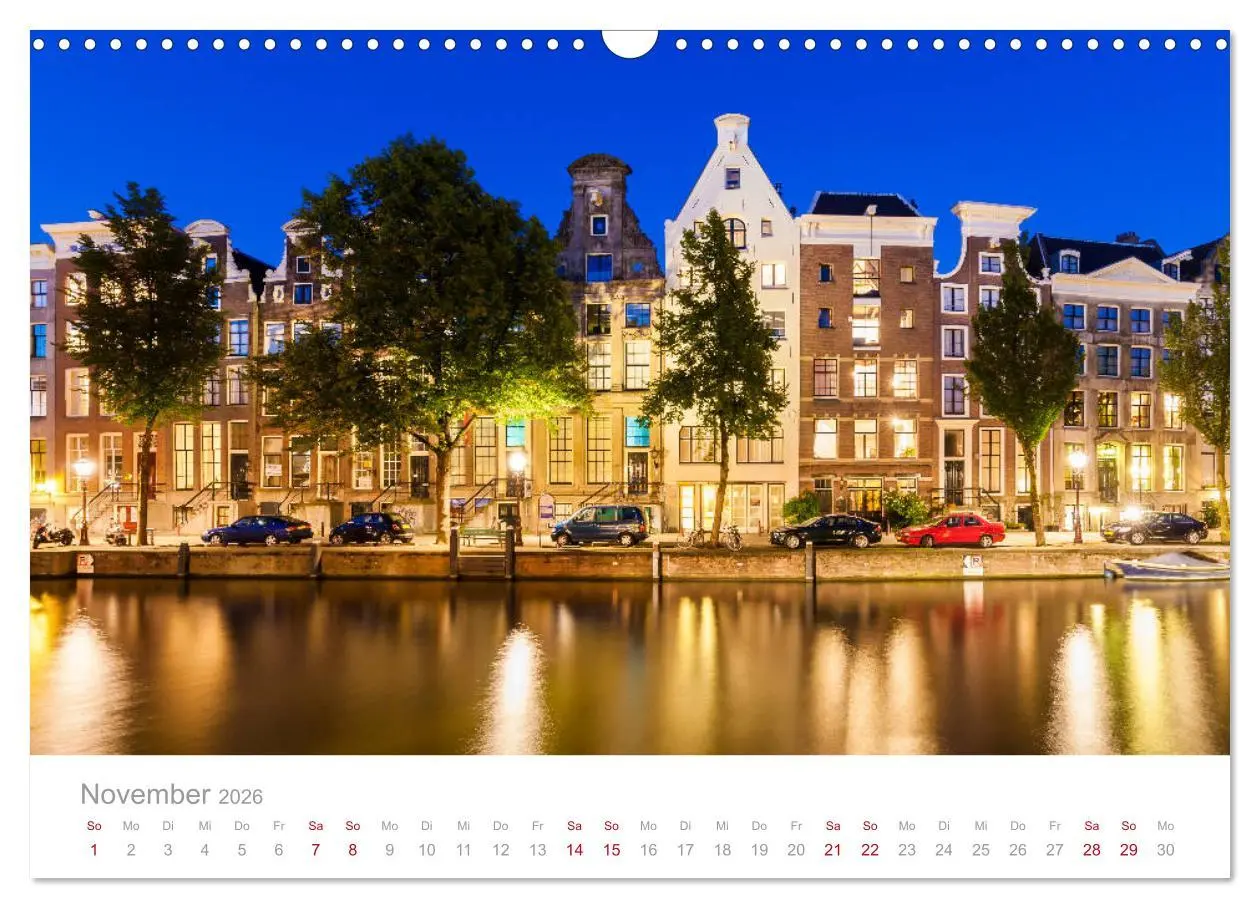 Bild: 9783457861196 | AMSTERDAM Impressionen (Wandkalender 2026 DIN A3 quer), CALVENDO...