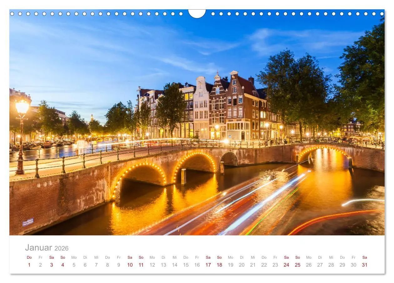 Bild: 9783457861196 | AMSTERDAM Impressionen (Wandkalender 2026 DIN A3 quer), CALVENDO...