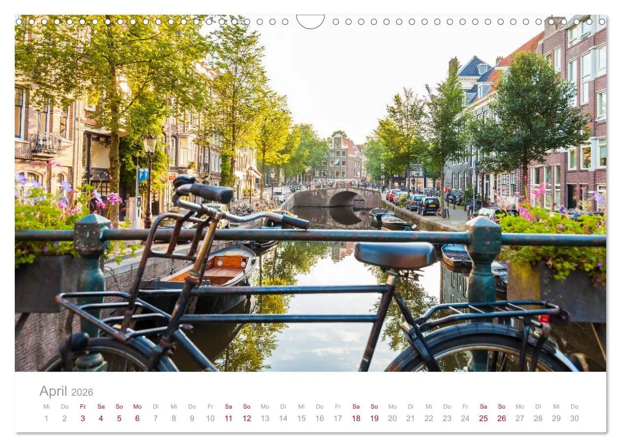 Bild: 9783457861196 | AMSTERDAM Impressionen (Wandkalender 2026 DIN A3 quer), CALVENDO...