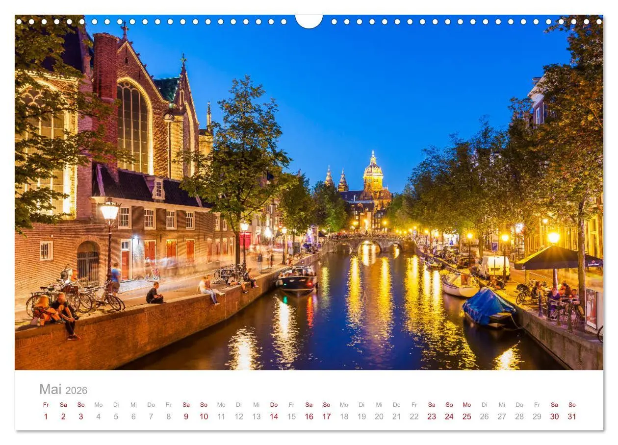 Bild: 9783457861196 | AMSTERDAM Impressionen (Wandkalender 2026 DIN A3 quer), CALVENDO...