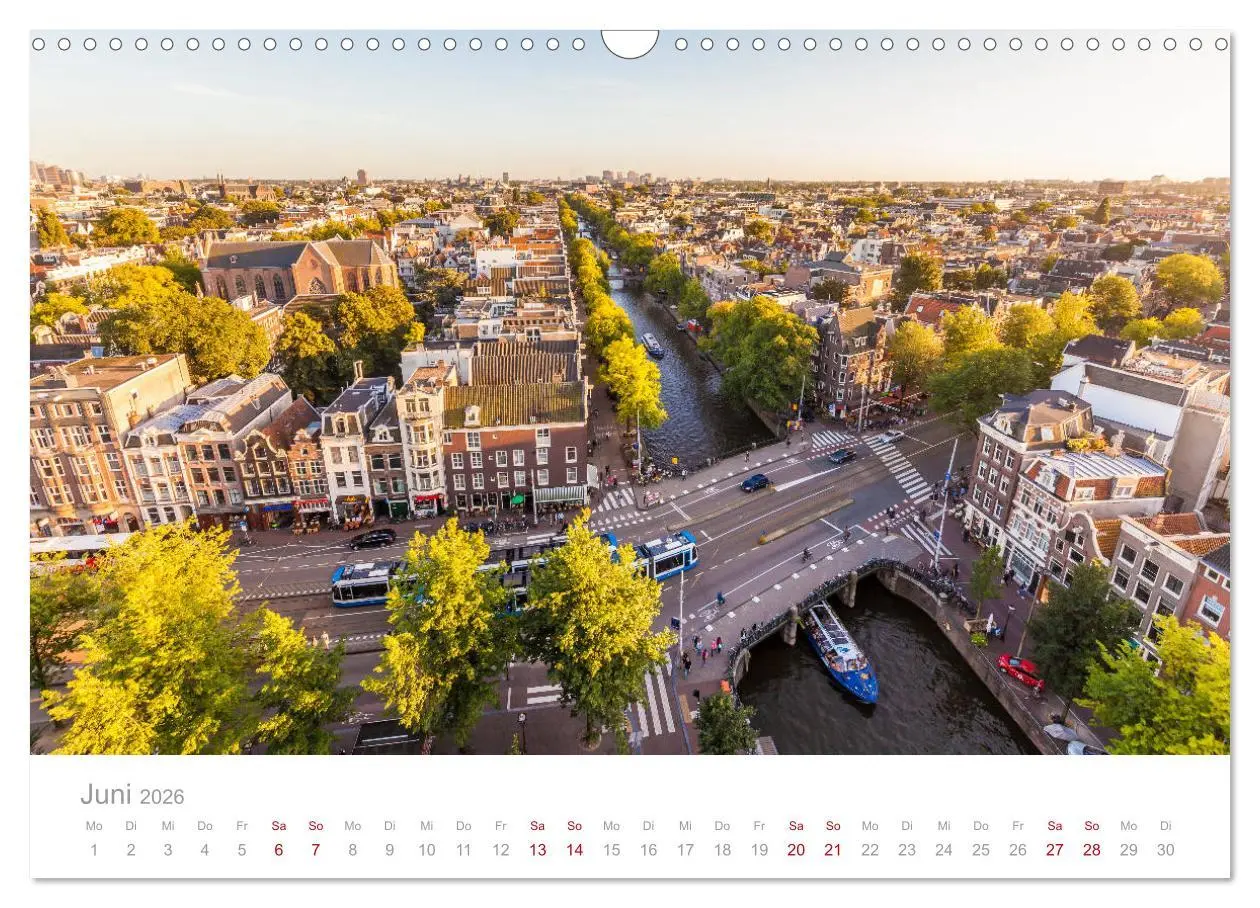Bild: 9783457861196 | AMSTERDAM Impressionen (Wandkalender 2026 DIN A3 quer), CALVENDO...