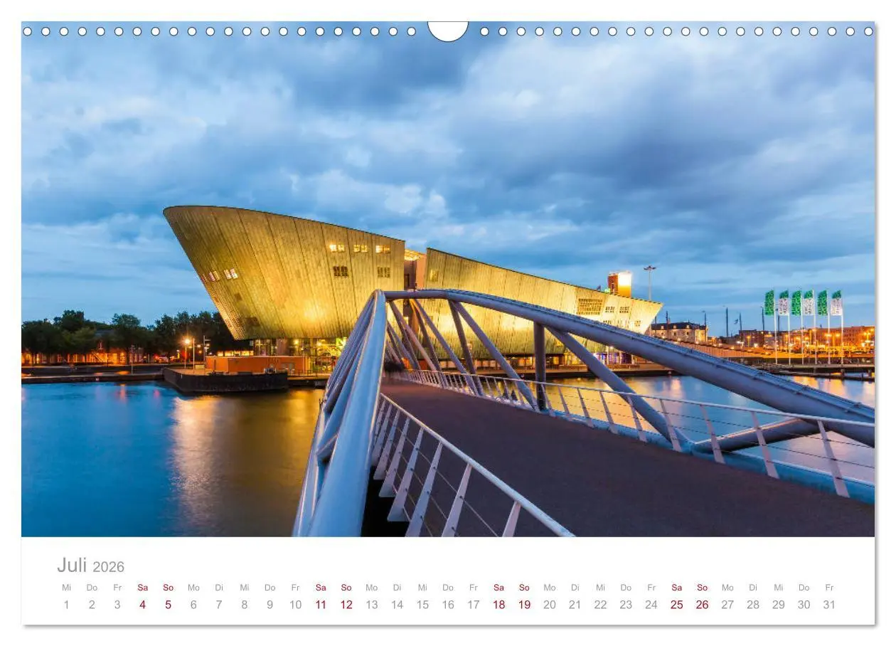 Bild: 9783457861196 | AMSTERDAM Impressionen (Wandkalender 2026 DIN A3 quer), CALVENDO...
