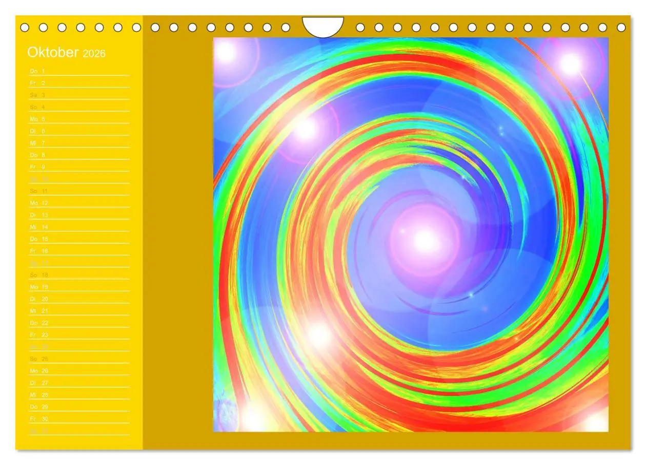 Bild: 9783516191196 | Energie-Spiralen 2026 (Wandkalender 2026 DIN A4 quer), CALVENDO...