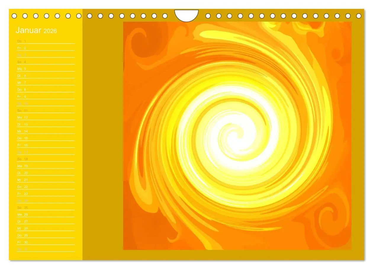 Bild: 9783516191196 | Energie-Spiralen 2026 (Wandkalender 2026 DIN A4 quer), CALVENDO...