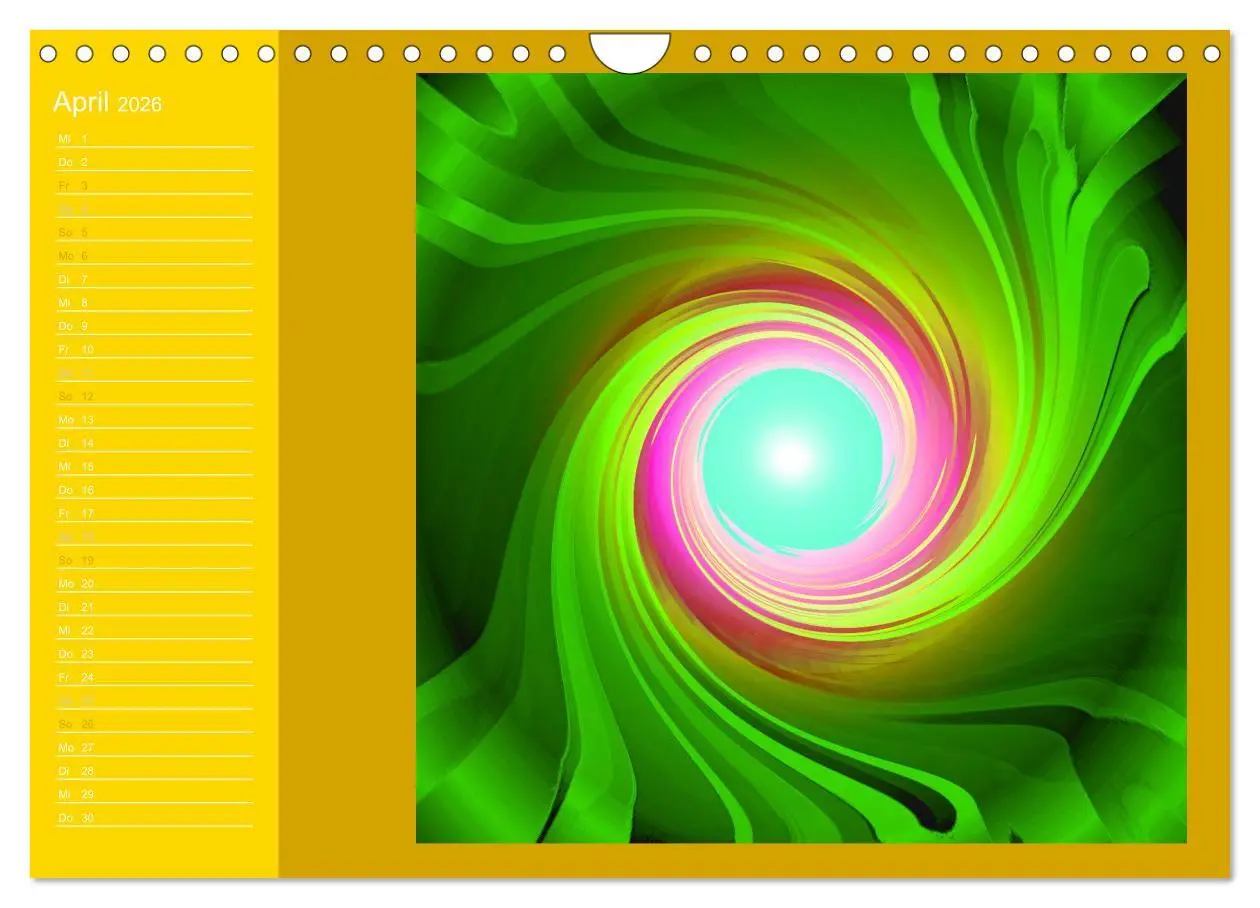 Bild: 9783516191196 | Energie-Spiralen 2026 (Wandkalender 2026 DIN A4 quer), CALVENDO...