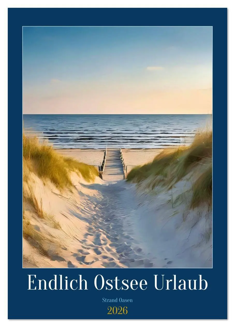 Cover: 9783516641196 | Endlich Ostsee Urlaub (Wandkalender 2026 DIN A4 hoch), CALVENDO...
