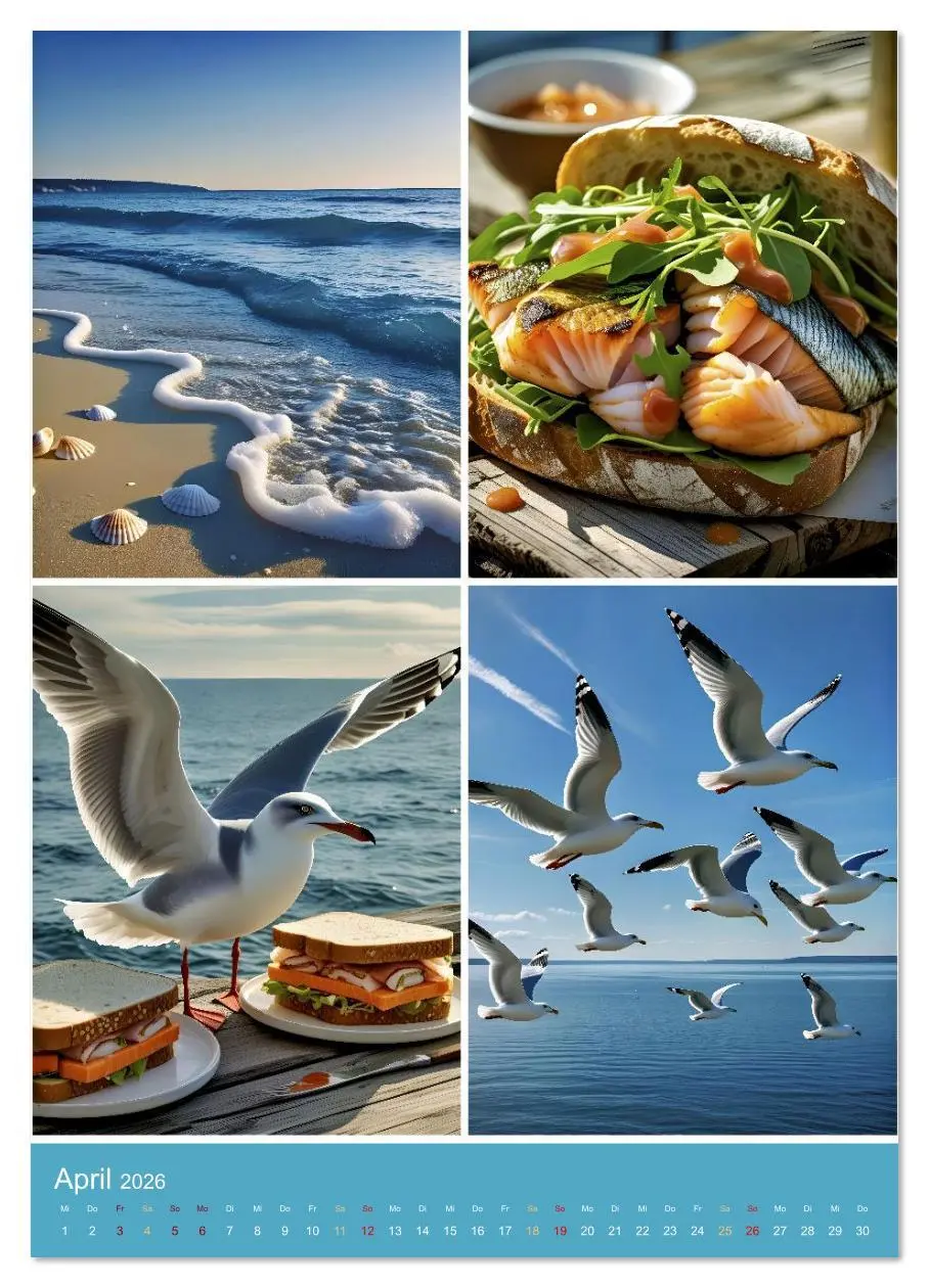 Bild: 9783516641196 | Endlich Ostsee Urlaub (Wandkalender 2026 DIN A4 hoch), CALVENDO...