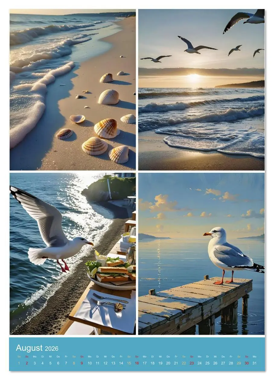 Bild: 9783516641196 | Endlich Ostsee Urlaub (Wandkalender 2026 DIN A4 hoch), CALVENDO...