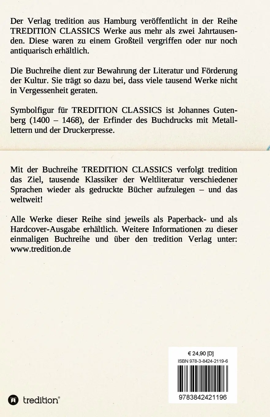 Rückseite: 9783842421196 | Fabiola oder Die Kirche der Katakomben | Nicholas Patrick Wiseman